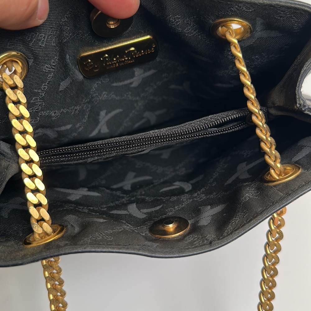Paloma Picasso Black and Gold Shoulder Bag - Picture 5 of 7